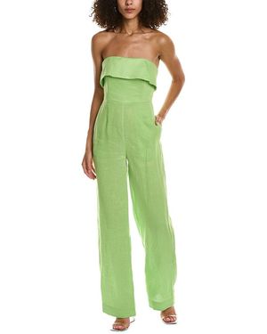 Nicholas Chesa Linen Jumpsuit - Green