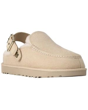 UGG Goldenstar Evelina Suede Clog - Natural
