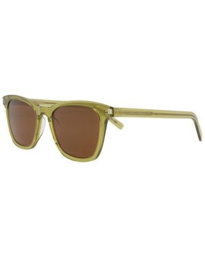 Saint Laurent Sl716Slim 50Mm Sunglasses - Green