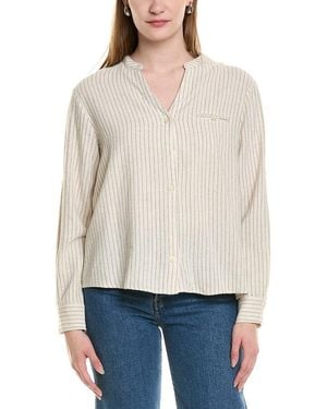 Fate Linen-Blend Shirt - White