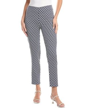 Joseph Ribkoff Print Pant - Blue