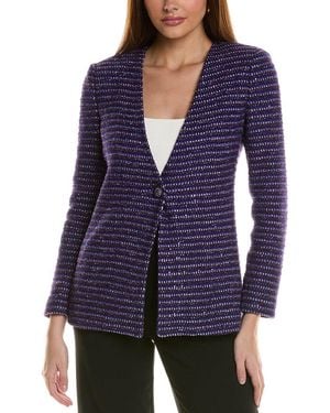 St. John Sequin Jacket - Blue