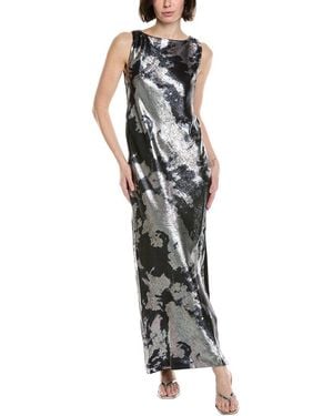 Rag & Bone Margaret Metallic Dress - Grey
