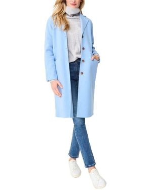 J.McLaughlin Heather Wool Coat - Blue