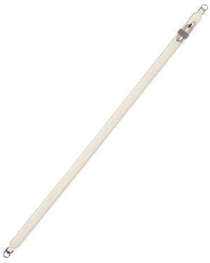 Givenchy Lock Leather Shoulder Strap - White