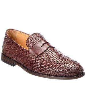Brunello Cucinelli Leather Loafer - Brown