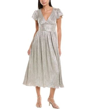 Shoshanna Hera Midi Dress - Gray