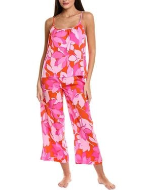 Sanctuary 2pc Cami & Crop Pant Set - Red