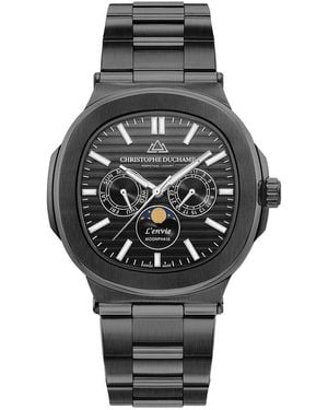 Christophe Duchamp L'Envie Moonphase Watch - Gray