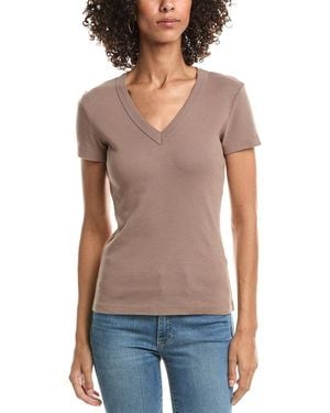 Michael Stars Nikki V-Neck T-Shirt - Blue