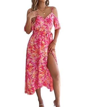 Lily Kim Maxi Dress - Red