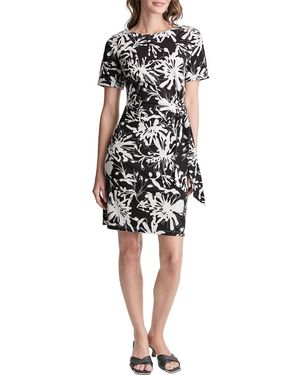 DKNY Tie Front Dress - Black
