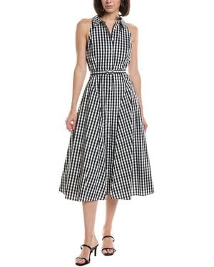 MILLY Maxine Midi Dress - Grey