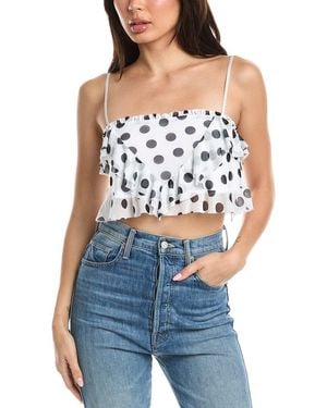 AFRM Koin Ruffle Top - Black