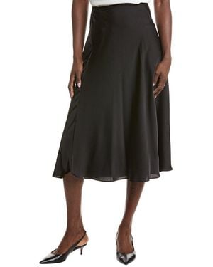 Cece Bias Midi Skirt - Black