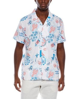 Vintage Summer Premium Camp Shirt - White