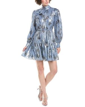 Cinq À Sept Cool Carnation Farha Dress - Blue