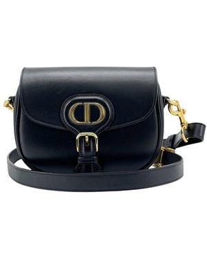 Dior Calfskin Leather 30 Montaigne Bobby Bag Medium (Authentic Pre- Loved) - Blue
