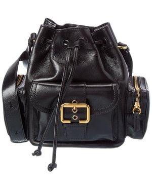 Chloé Leather Bucket Bag - Black