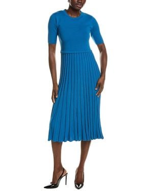 Tahari The Vesper Sweaterdress - Blue