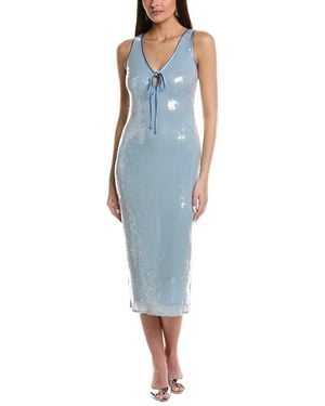 Kenneth Cole Sequin Midi Dress - Blue