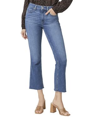 PAIGE Colette Crop Flare Jean - Blue