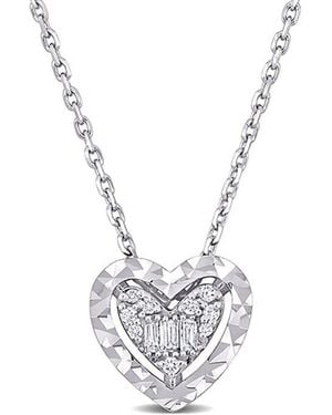 Rina Limor 14k 0.06 Ct. Tw. Diamond Pendant - White