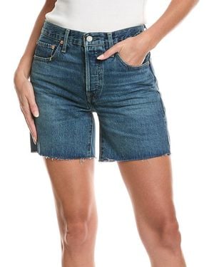 Levi's 501 Mid Thigh Short - Blue