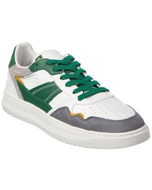 GREATS Kingston Low Leather Trainer - Green