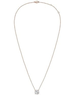 Diana M. Jewels Diana M. 14K Rose 4.00 Ct. Tw. Lab-Grown Diamond Pendant Necklace - Multicolour