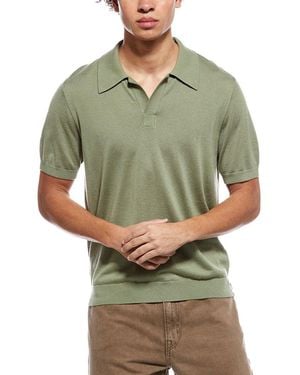 Todd Synder X Champion Silk & Cashmere-Blend Polo Shirt - Green