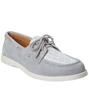 Dior Granville Boat Shoe in White for Men | Lyst display picture 1