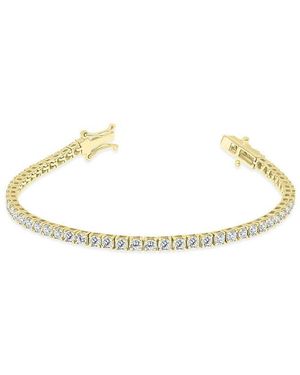 True Diamond 14K 5.00 Ct. Tw. Diamond Tennis Bracelet - Metallic