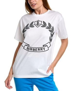 Burberry Oak Leaf Crest T-Shirt - White