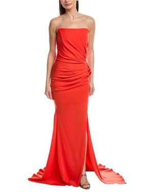 Issue New York Draped Front Gown - Red