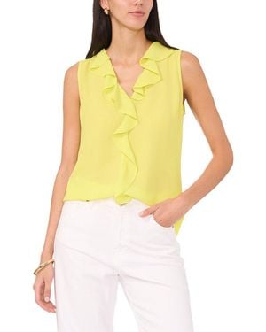 Vince Camuto Ruffle Blouse - Yellow