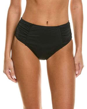La Blanca High-Waist Bikini Bottom - Green