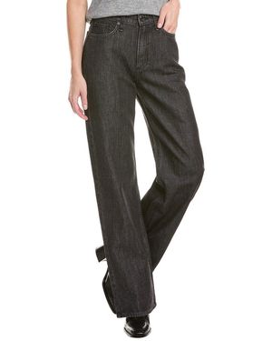 Rag & Bone Lori Mid-Rise Senoia Wide Leg Jean - Grey