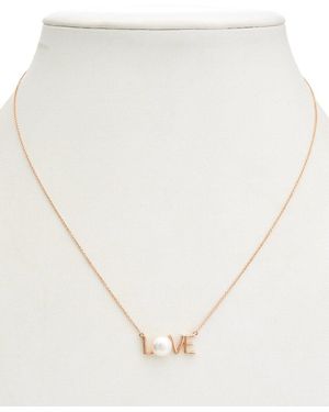 Rina Limor 10k 7-7.5mm Pearl Necklace - Natural