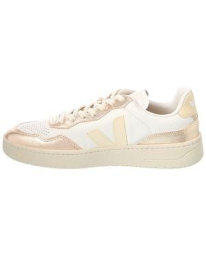 Veja V-90 O.T. Leather Sneaker - White