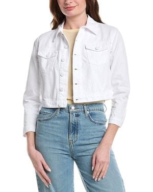 L'Agence Koda Crop Jacket - White