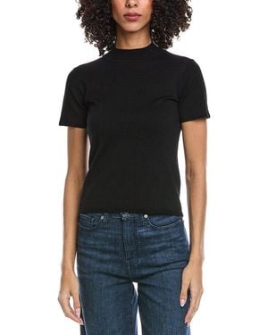 7 For All Mankind Wool-Blend Top - Black
