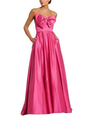 Mac Duggal Strapless A-Line Ballgown - Pink