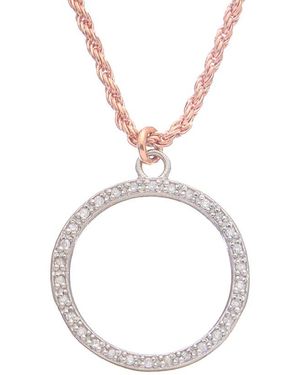 Meshmerise 18K 0.20 Ct. Tw. Diamond Chain Necklace - Metallic