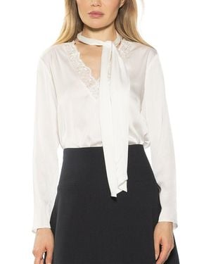 Alexia Admor Vienne Blouse - White