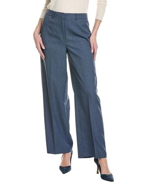 Kenneth Cole High-Rise Boyfriend Pant - Blue