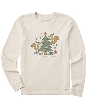 Life Is Good. Crusher T-Shirt - White