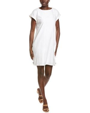 Jones New York Linen-Blend Swing Dress - White