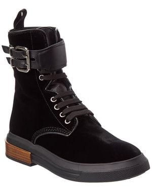 Tod's Velvet Boot - Black