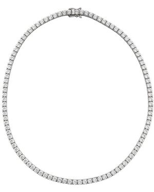 Prince Diamond & Jewelry 14K 19.00 Ct. Tw. Lab-Grown Diamond Tennis Necklace - Metallic